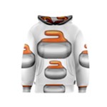 Emoji Curling Stone Kids  Pullover Hoodie