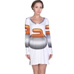 Emoji Curling Stone Long Sleeve Nightdress