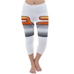 Emoji Curling Stone Capri Winter Leggings 