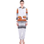 Emoji Curling Stone Hooded Jumpsuit (Ladies)