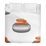 Emoji Curling Stone Duvet Cover (Full/ Double Size)