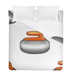 Emoji Curling Stone Duvet Cover Double Side (Full/ Double Size)