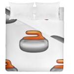 Emoji Curling Stone Duvet Cover Double Side (Queen Size)