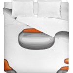 Emoji Curling Stone Duvet Cover Double Side (King Size)