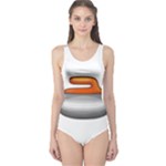 Emoji Curling Stone One Piece Swimsuit