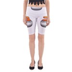 Emoji Curling Stone Yoga Cropped Leggings