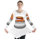 Emoji Curling Stone Long Sleeve Tunic 