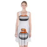 Emoji Curling Stone Racerback Midi Dress