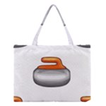 Emoji Curling Stone Medium Tote Bag