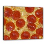 Pepperoni Pizza Canvas 20  x 16  (Stretched)