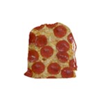 Pepperoni Pizza Drawstring Pouch (Medium)