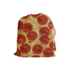 Pepperoni Pizza Drawstring Pouch (Large)