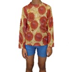 Pepperoni Pizza Kids  Long Sleeve Swimwear