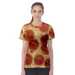 Pepperoni Pizza Women s Sport Mesh Tee