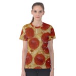 Pepperoni Pizza Women s Cotton Tee