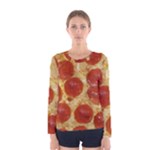 Pepperoni Pizza Women s Long Sleeve Tee