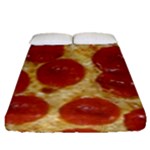 Pepperoni Pizza Fitted Sheet (Queen Size)