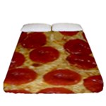 Pepperoni Pizza Fitted Sheet (California King Size)