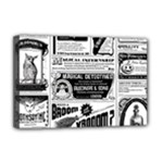 Creepy Newspaper Deluxe Canvas 18  x 12  (Stretched)