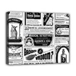 Creepy Newspaper Deluxe Canvas 20  x 16  (Stretched)