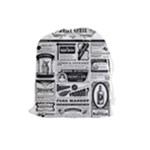 Creepy Newspaper Drawstring Pouch (Large)