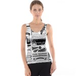 Creepy Newspaper Tank Top