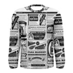 Creepy Newspaper Men s Long Sleeve Tee