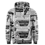 Creepy Newspaper Men s Pullover Hoodie