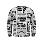 Creepy Newspaper Kids  Sweatshirt