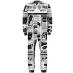 Creepy Newspaper OnePiece Jumpsuit (Men)