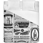 Creepy Newspaper Duvet Cover (California King Size)