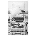 Creepy Newspaper Duvet Cover Double Side (Single Size)