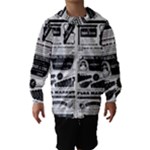 Creepy Newspaper Hooded Wind Breaker (Kids)