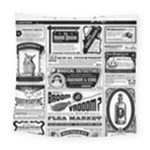 Creepy Newspaper Square Tapestry (Large)