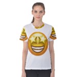 star eyes emoji Women s Cotton Tee