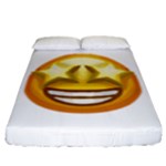 star eyes emoji Fitted Sheet (King Size)