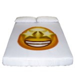 star eyes emoji Fitted Sheet (California King Size)