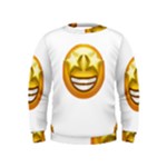 star eyes emoji Kids  Sweatshirt