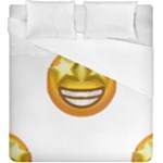 star eyes emoji Duvet Cover (King Size)