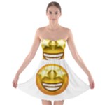 star eyes emoji Strapless Bra Top Dress