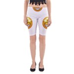 star eyes emoji Yoga Cropped Leggings