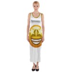 star eyes emoji Fitted Maxi Dress