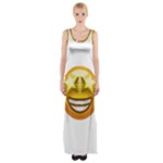 star eyes emoji Maxi Thigh Split Dress