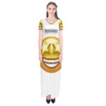 star eyes emoji Short Sleeve Maxi Dress