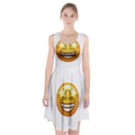 star eyes emoji Racerback Midi Dress