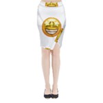 star eyes emoji Midi Wrap Pencil Skirt