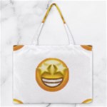 star eyes emoji Medium Zipper Tote Bag