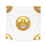 star eyes emoji Square Tapestry (Small)