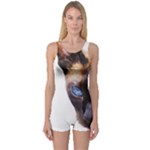 Siamese Cat One Piece Boyleg Swimsuit