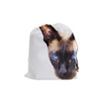 Siamese Cat Drawstring Pouch (Medium)